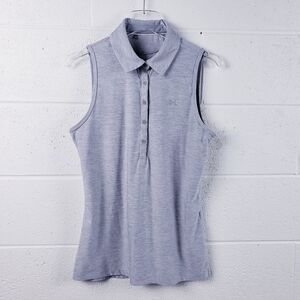 UNDER ARMOUR Women's UA Zinger Sleeveless Fitted Golf Polo Shirt Size Medium